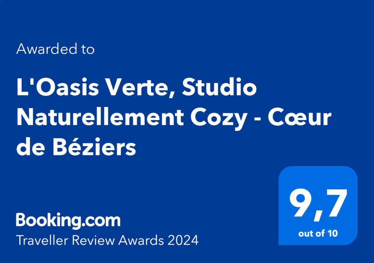 L'Oasis Verte, Studio Naturellement Cozy - Coeur De Béziers Exterior foto